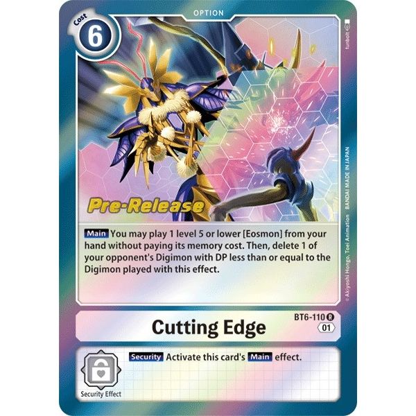 Image for Cutting Edge (BT6-110 R) (BT06_PR) - Digimon Card Game
