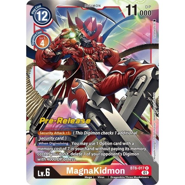 Image for MagnaKidmon (BT6-017 R) (BT06_PR) - Digimon Card Game