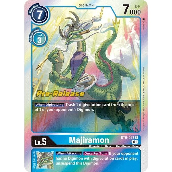 Image for Majiramon (BT6-027 R) (BT06_PR) - Digimon Card Game