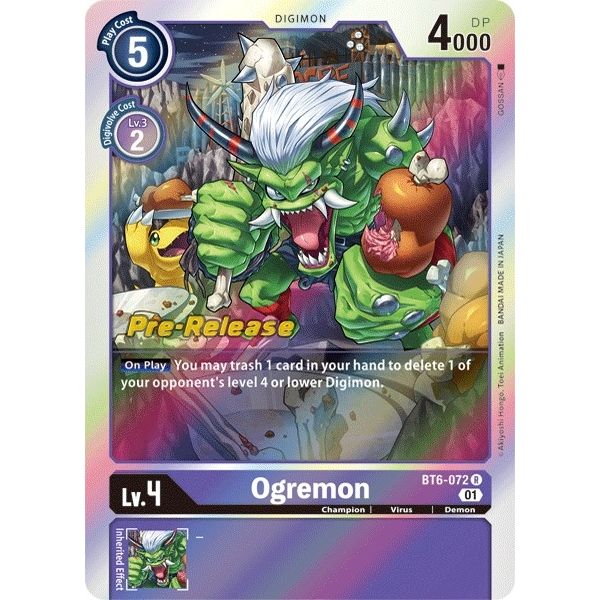 Image for Ogremon (BT6-072 R) (BT06_PR) - Digimon Card Game