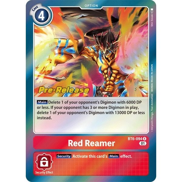 Image for Red Reamer (BT6-094 R) (BT06_PR) - Digimon Card Game