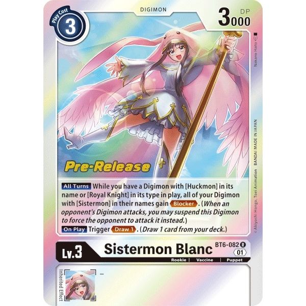 Image for Sistermon Blanc (BT6-082 R) (BT06_PR) - Digimon Card Game
