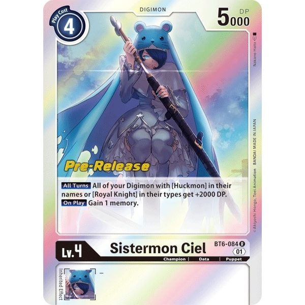 Image for Sistermon Ciel (BT6-084 R) (BT06_PR) - Digimon Card Game