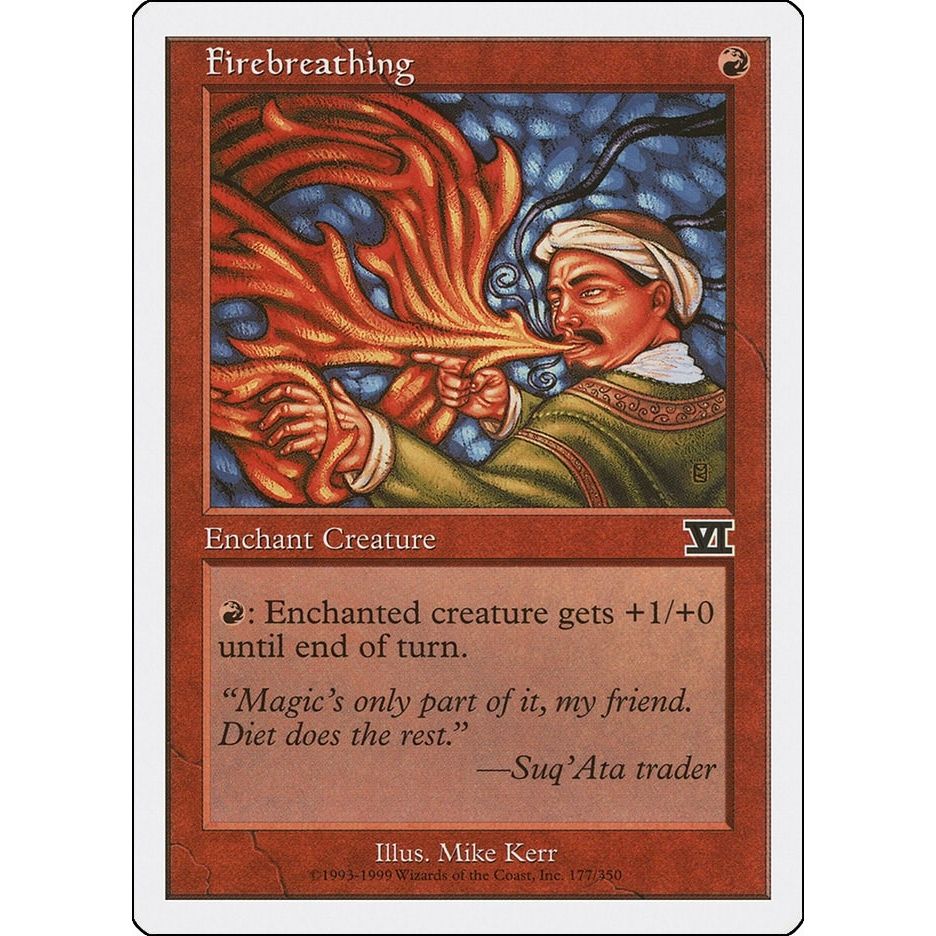 Image for Firebreathing (177) (6ED) - Magic: The Gathering