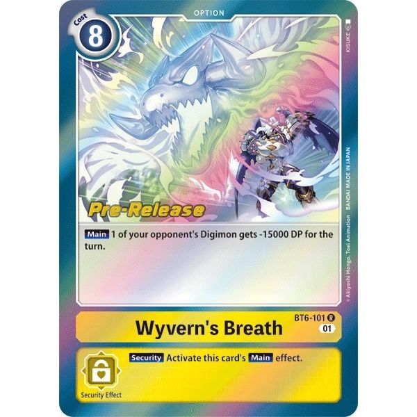 Image for Wyvern's Breath (BT6-101 R) (BT06_PR) - Digimon Card Game