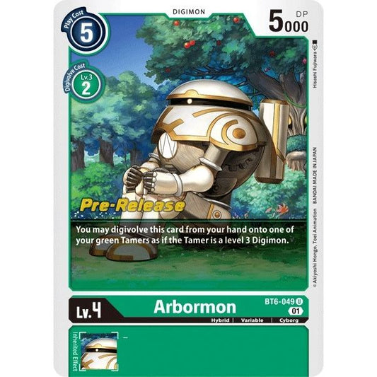 Image for Arbormon (BT6-049 U) (BT06_PR) - Digimon Card Game