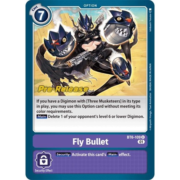 Image for Fly Bullet (BT6-109 U) (BT06_PR) - Digimon Card Game