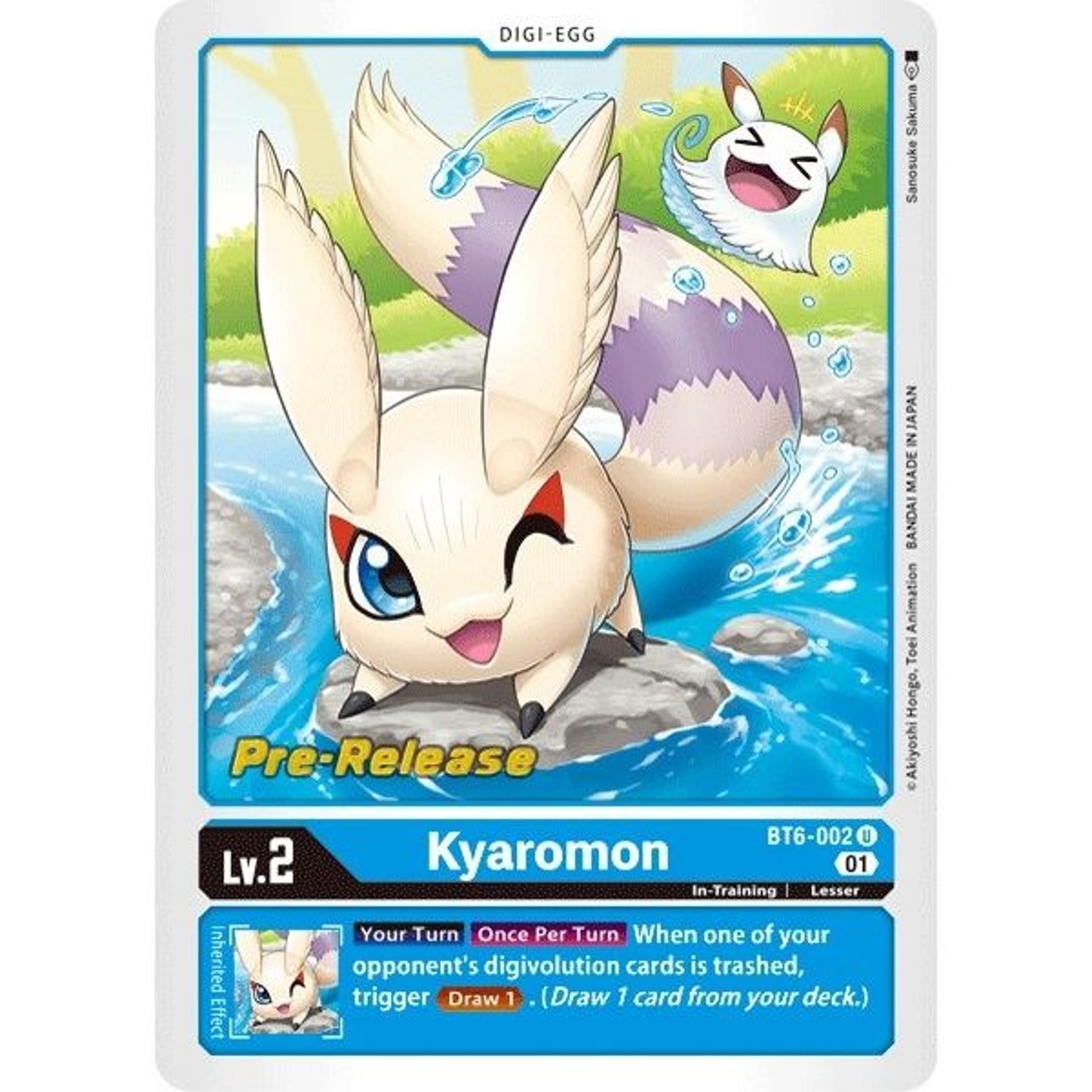 Image for Kyaromon (BT6-002 U) (BT06_PR) - Digimon Card Game