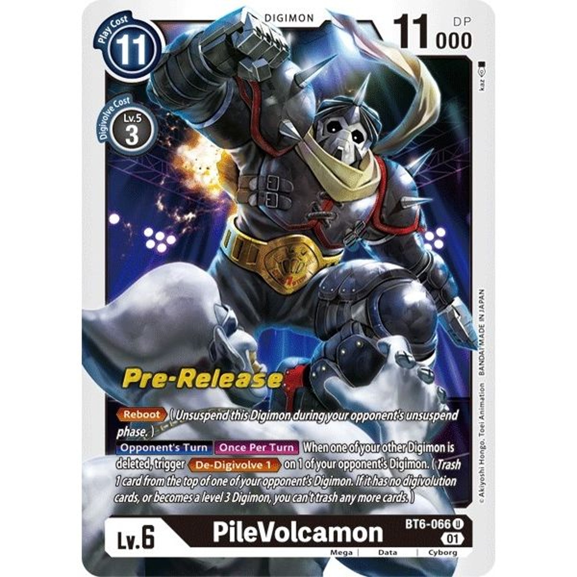Image for PileVolcamon (BT6-066 U) (BT06_PR) - Digimon Card Game