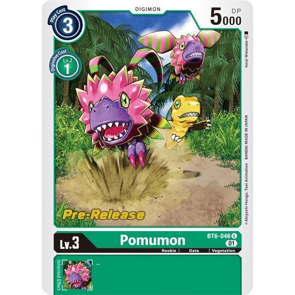 Image for Pomumon (BT6-046 U) (BT06_PR) - Digimon Card Game