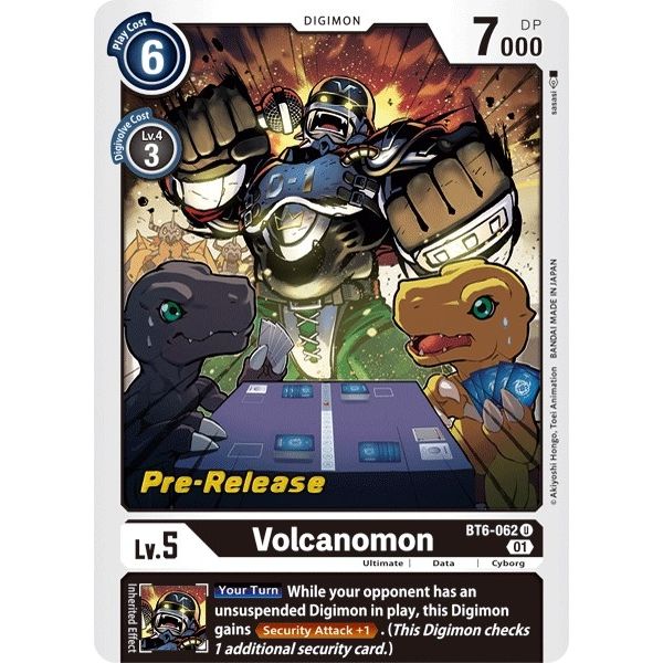 Image for Volcanomon (BT6-062 U) (BT06_PR) - Digimon Card Game