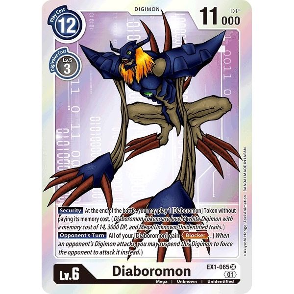 Image for Diaboromon (EX1-065 SR) (EX01) - Digimon Card Game