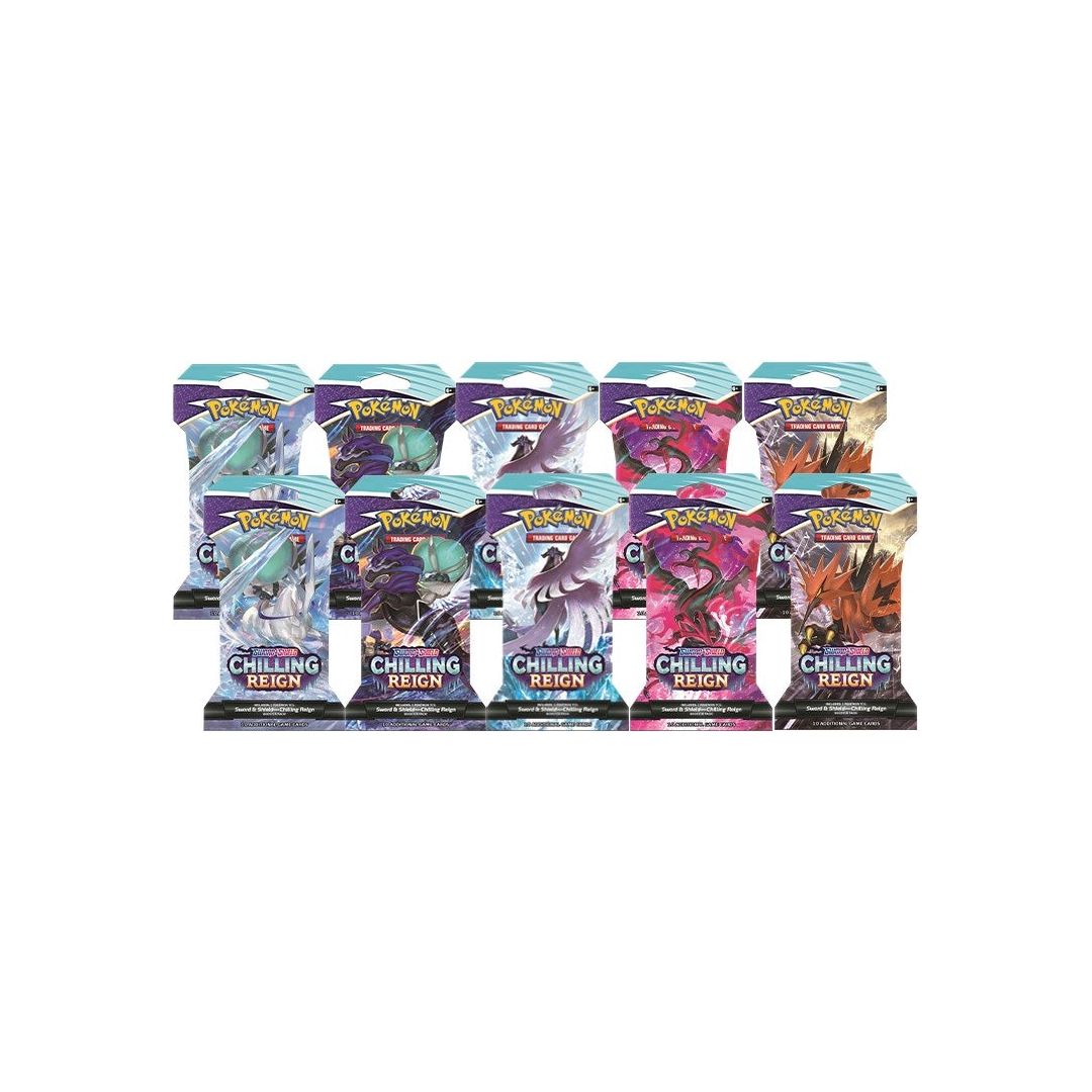Image for Chilling Reign Sleeved Booster Pack Bundle [Set of 10] - Pokemon