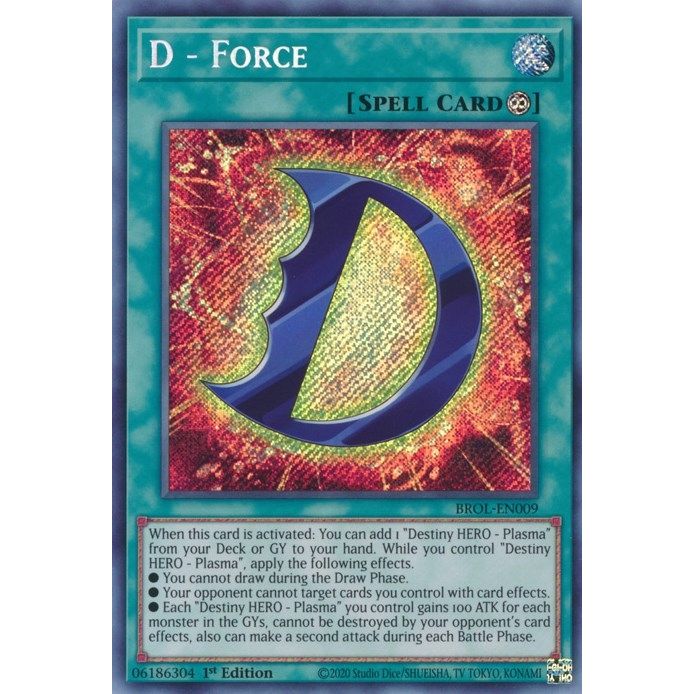 Image for D - Force (BROL-EN009) (BROL) - YuGiOh
