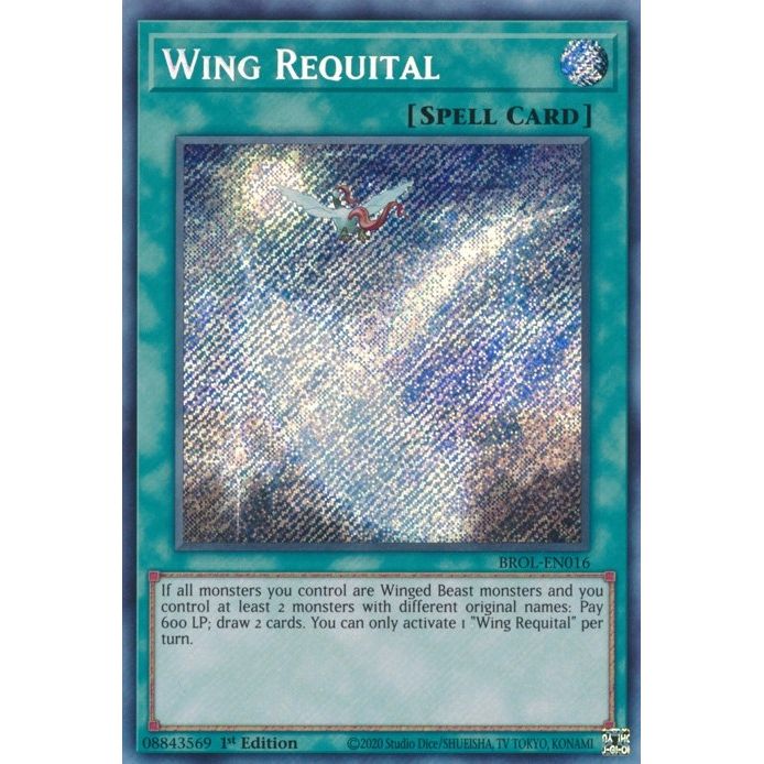 Image for Wing Requital (BROL-EN016) (BROL) - YuGiOh