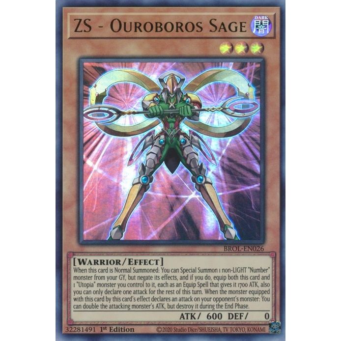 Image for ZS - Ouroboros Sage (BROL-EN026) (BROL) - YuGiOh