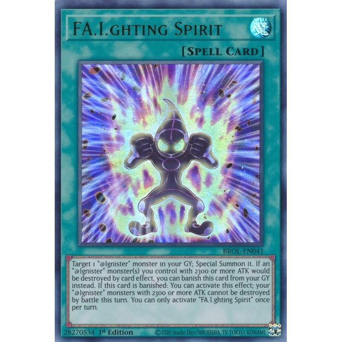 Image for FA.I.ghting Spirit (BROL-EN041) (BROL) - YuGiOh