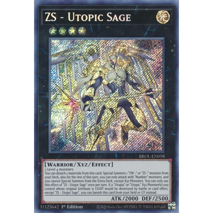 Image for ZS - Utopic Sage (BROL-EN058) (BROL) - YuGiOh
