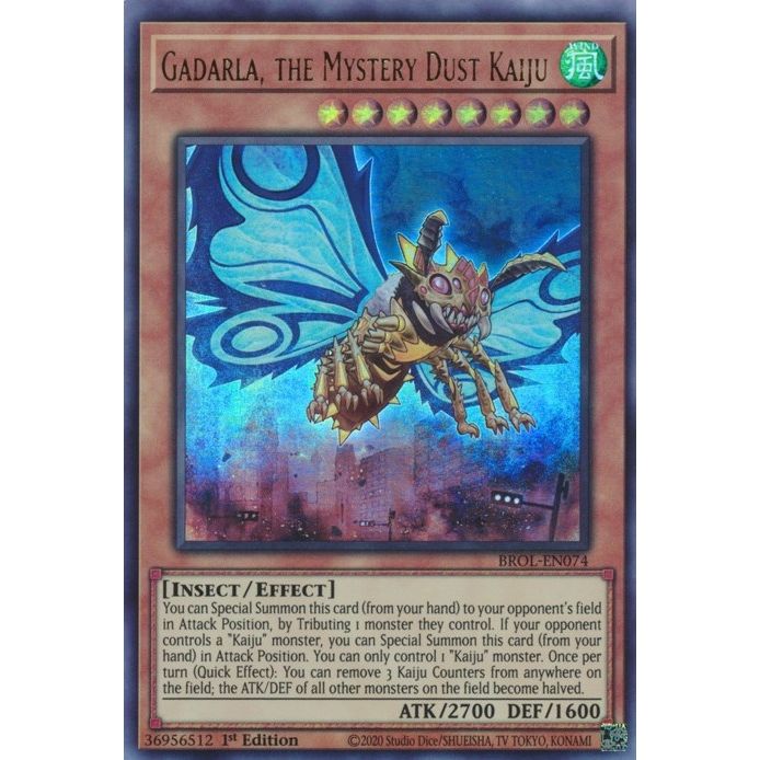 Image for Gadarla, the Mystery Dust Kaiju (BROL-EN074) (BROL) - YuGiOh
