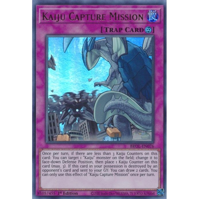 Image for Kaiju Capture Mission (BROL-EN076) (BROL) - YuGiOh