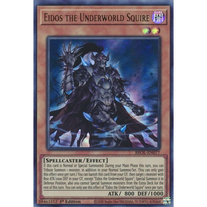 Image for Eidos the Underworld Squire (BROL-EN077) (BROL) - YuGiOh