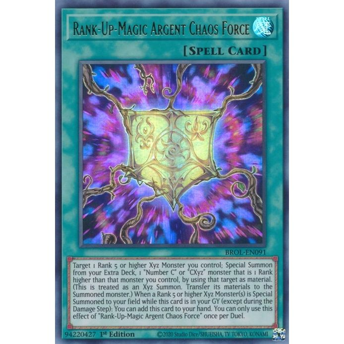 Image for Rank-Up-Magic Argent Chaos Force (BROL-EN091) (BROL) - YuGiOh