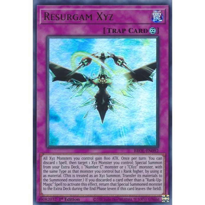 Image for Resurgam Xyz (BROL-EN092) (BROL) - YuGiOh