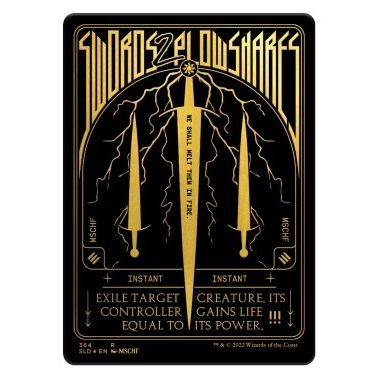 Image for Swords to Plowshares (Foil Etched) (Gold) (364) (SLD) - Magic: The Gathering