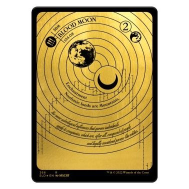Image for Blood Moon (Foil Etched) (Gold) (366) (SLD) - Magic: The Gathering