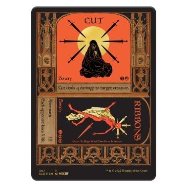 Image for Cut // Ribbons (Foil Etched) (Gold) (367) (SLD) - Magic: The Gathering