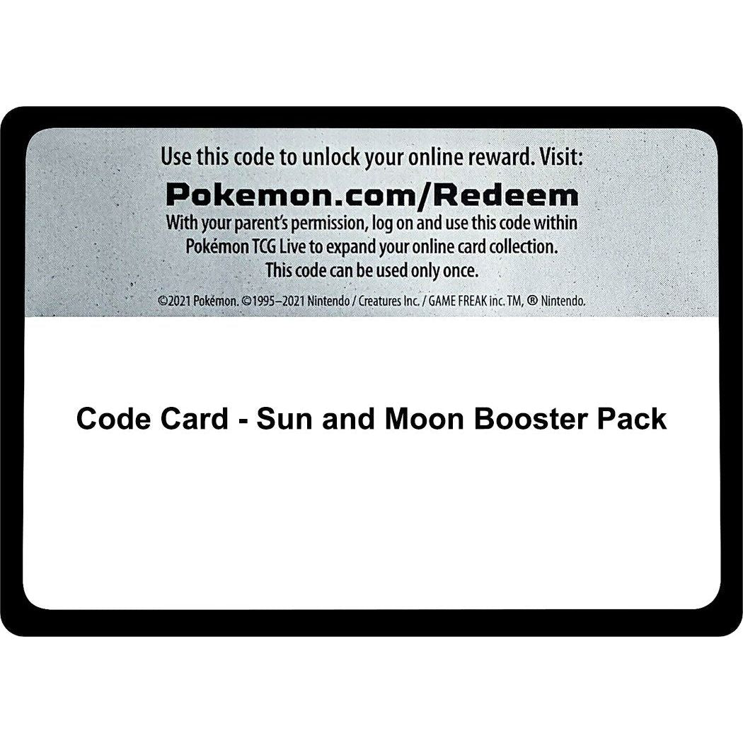 Image for Code Card - Sun and Moon Booster Pack (SM01) - Pokemon
