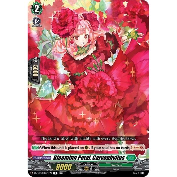 Image for Blooming Petal, Caryophyllus (D-BT03/051EN) (D-BT03) - Cardfight Vanguard