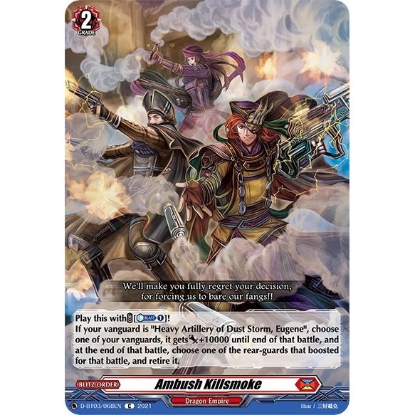 Image for Ambush Killsmoke (D-BT03/068EN) (D-BT03) - Cardfight Vanguard