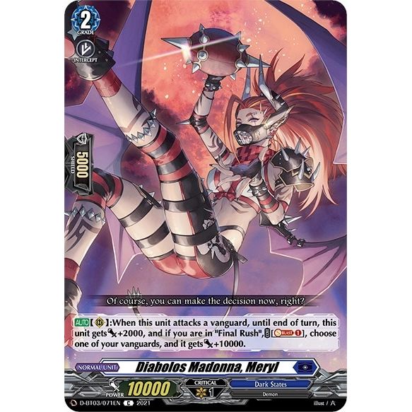 Image for Diabolos Madonna, Meryl (D-BT03/071EN) (D-BT03) - Cardfight Vanguard