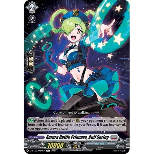 Image for Aurora Battle Princess, Cuff Spring (D-BT03/084EN) (D-BT03) - Cardfight Vanguard