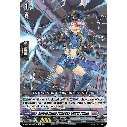Image for Aurora Battle Princess, Shirer Zenith (D-BT03/089EN) (D-BT03) - Cardfight Vanguard