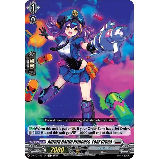 Image for Aurora Battle Princess, Tear Croca (D-BT03/091EN) (D-BT03) - Cardfight Vanguard