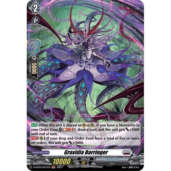Image for Gravidia Barringer (Holo) (D-BT03/H21EN) (D-BT03) - Cardfight Vanguard
