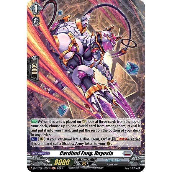 Image for Cardinal Fang, Rayosia (Holo) (D-BT03/H23EN) (D-BT03) - Cardfight Vanguard