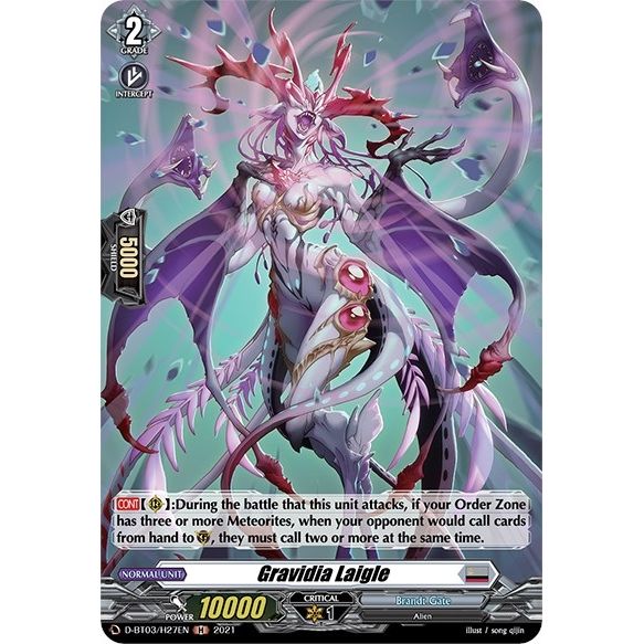 Image for Gravidia Laigle (Holo) (D-BT03/H27EN) (D-BT03) - Cardfight Vanguard