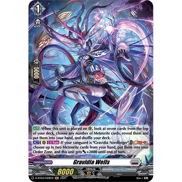 Image for Gravidia Wells (Holo) (D-BT03/H28EN) (D-BT03) - Cardfight Vanguard