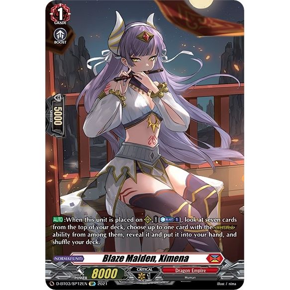 Image for Blaze Maiden, Ximena (SP) (D-BT03/SP12EN) (D-BT03) - Cardfight Vanguard