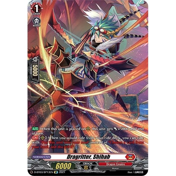 Image for Dragritter, Shihab (SP) (D-BT03/SP13EN) (D-BT03) - Cardfight Vanguard