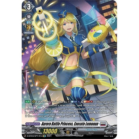 Image for Aurora Battle Princess, Execute Lemonun (SP) (D-BT03/SP17EN) (D-BT03) - Cardfight Vanguard