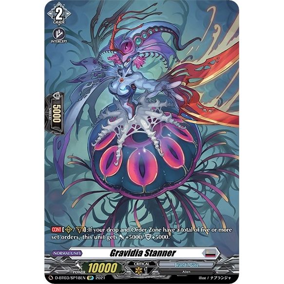 Image for Gravidia Stanner (SP) (D-BT03/SP18EN) (D-BT03) - Cardfight Vanguard