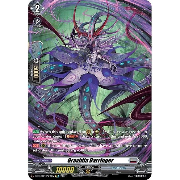 Image for Gravidia Barringer (SP) (D-BT03/SP27EN) (D-BT03) - Cardfight Vanguard