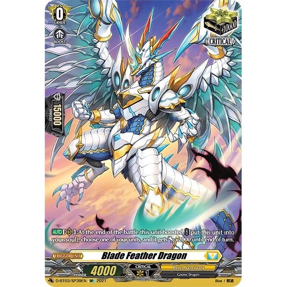 Image for Blade Feather Dragon (SP) (D-BT03/SP39EN) (D-BT03) - Cardfight Vanguard