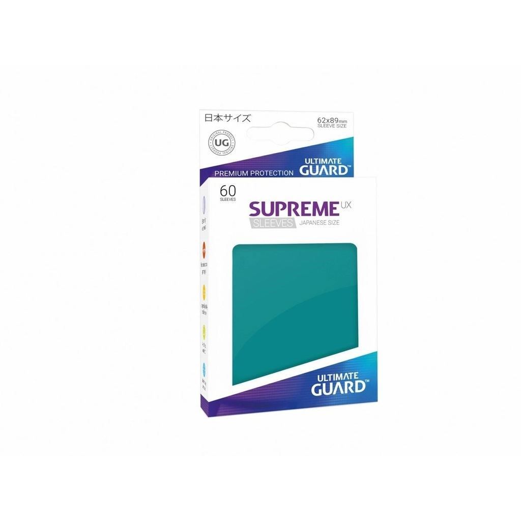 Image for Double Matte Sleeve - Supreme UX Sleeves Japanese Petrol (60-Pack) - Card Sleeves