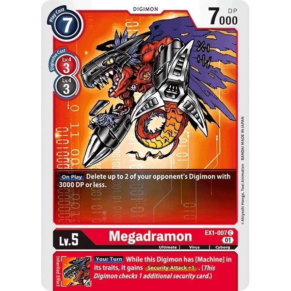 Image for Megadramon (EX1-007 C) (EX01) - Digimon Card Game