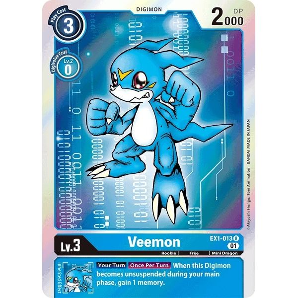 Image for Veemon (EX1-013 R) (EX01) - Digimon Card Game